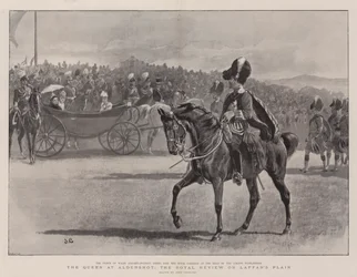 Drottningen på Aldershot, Royal Review på Laffans slätt